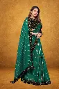 attiris green sequin saree (4).webp