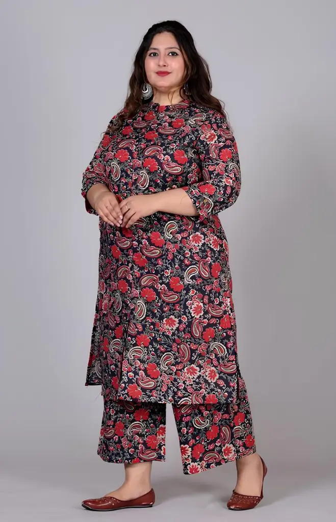 Multicolor plus size kurta set (4).webp