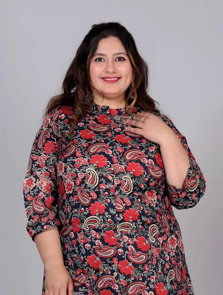 Multicolor plus size kurta set (6).webp