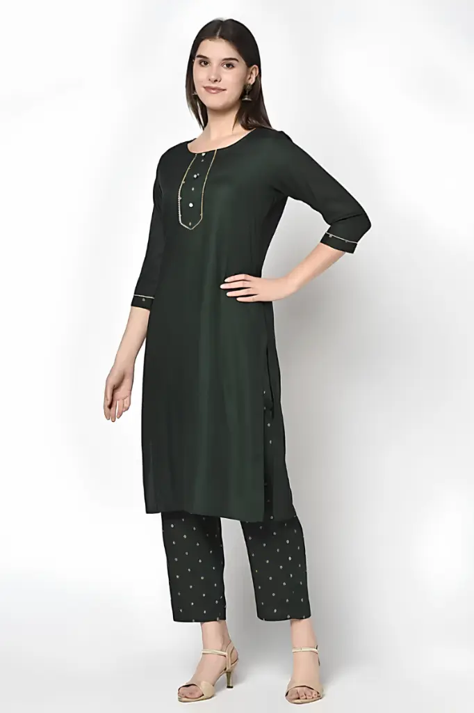 attiris dark green kurta set (3).webp