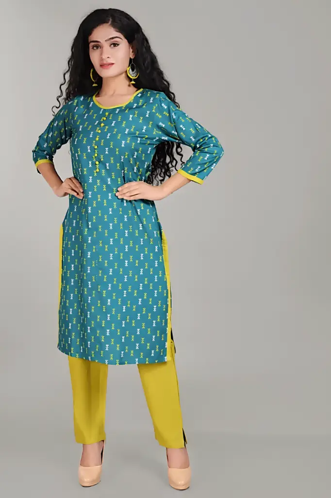 attiris green printed kurta set (3).webp