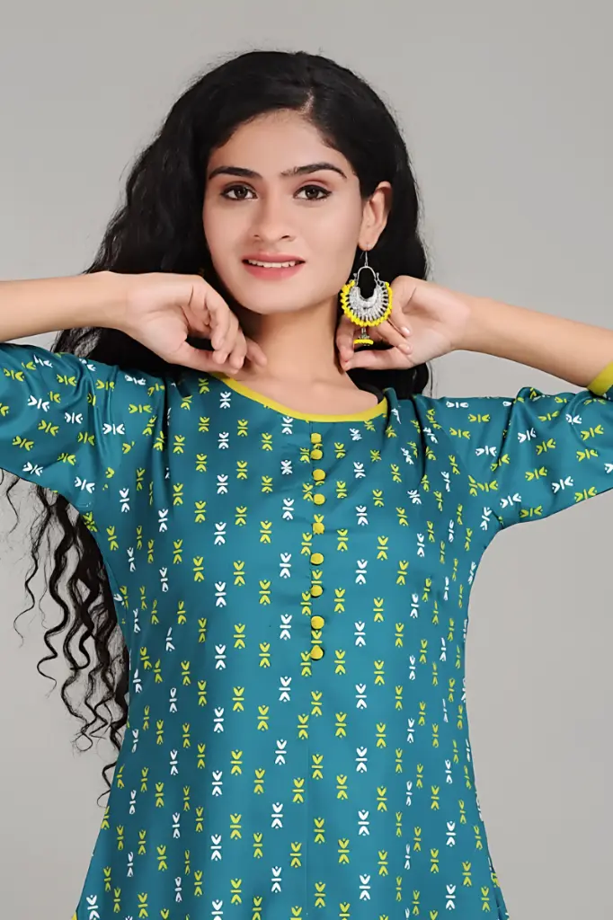 attiris green printed kurta set (2).webp