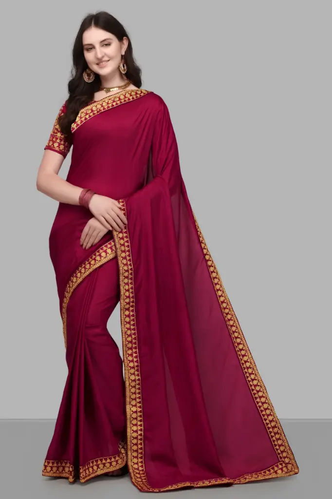 Attiris maroon border saree (3).webp