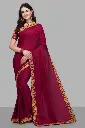 Attiris maroon border saree (3).webp