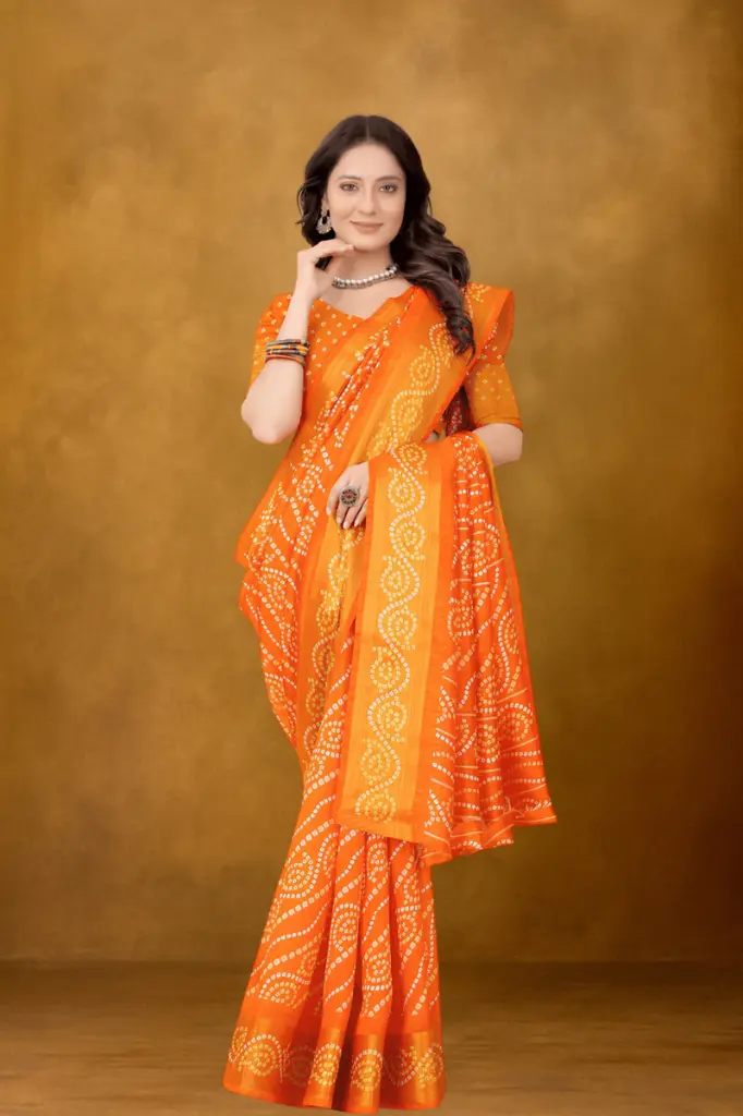 attiris orange saree (3).webp