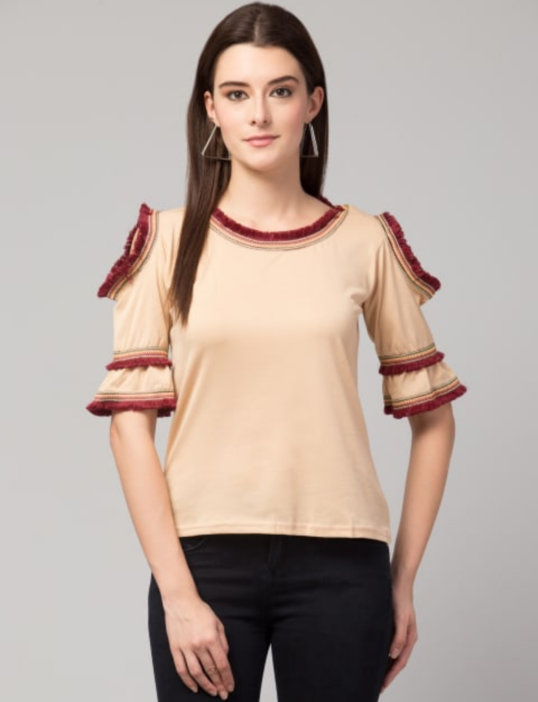 [TOP001.1] Women's Rayon Solid Top (S)