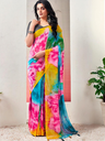 Women's Georgette Ready to wear Saree