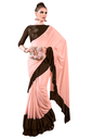 Women's Georgette Ready to wear Saree, Pink