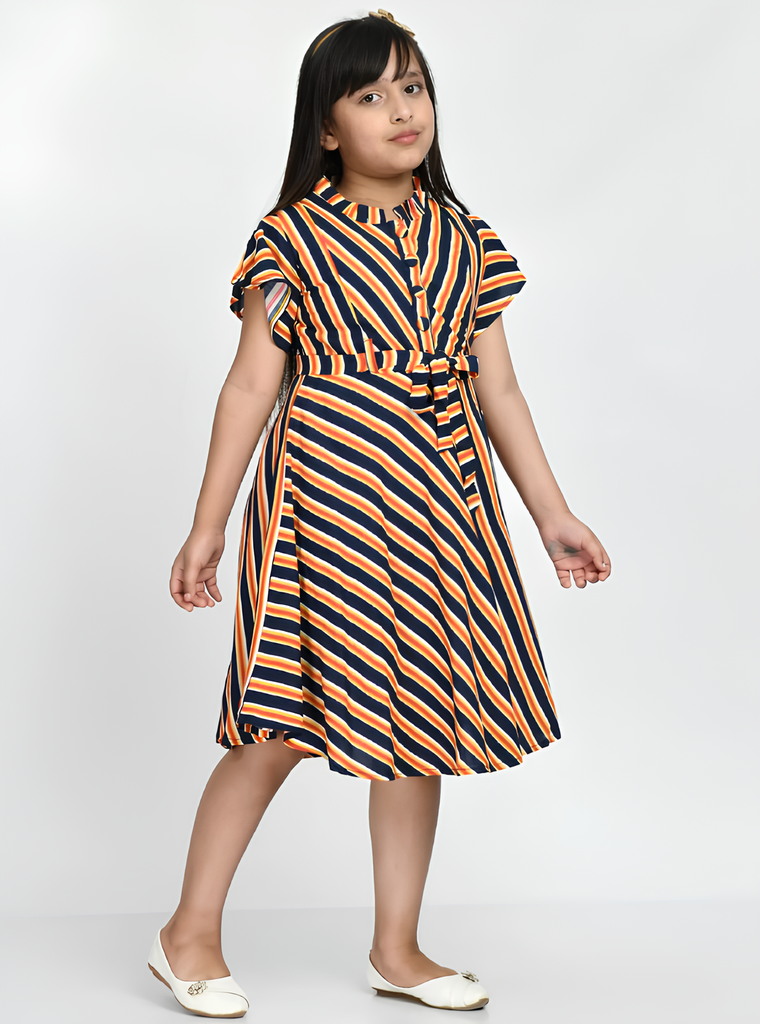 Girl's Cotton Printed Dress